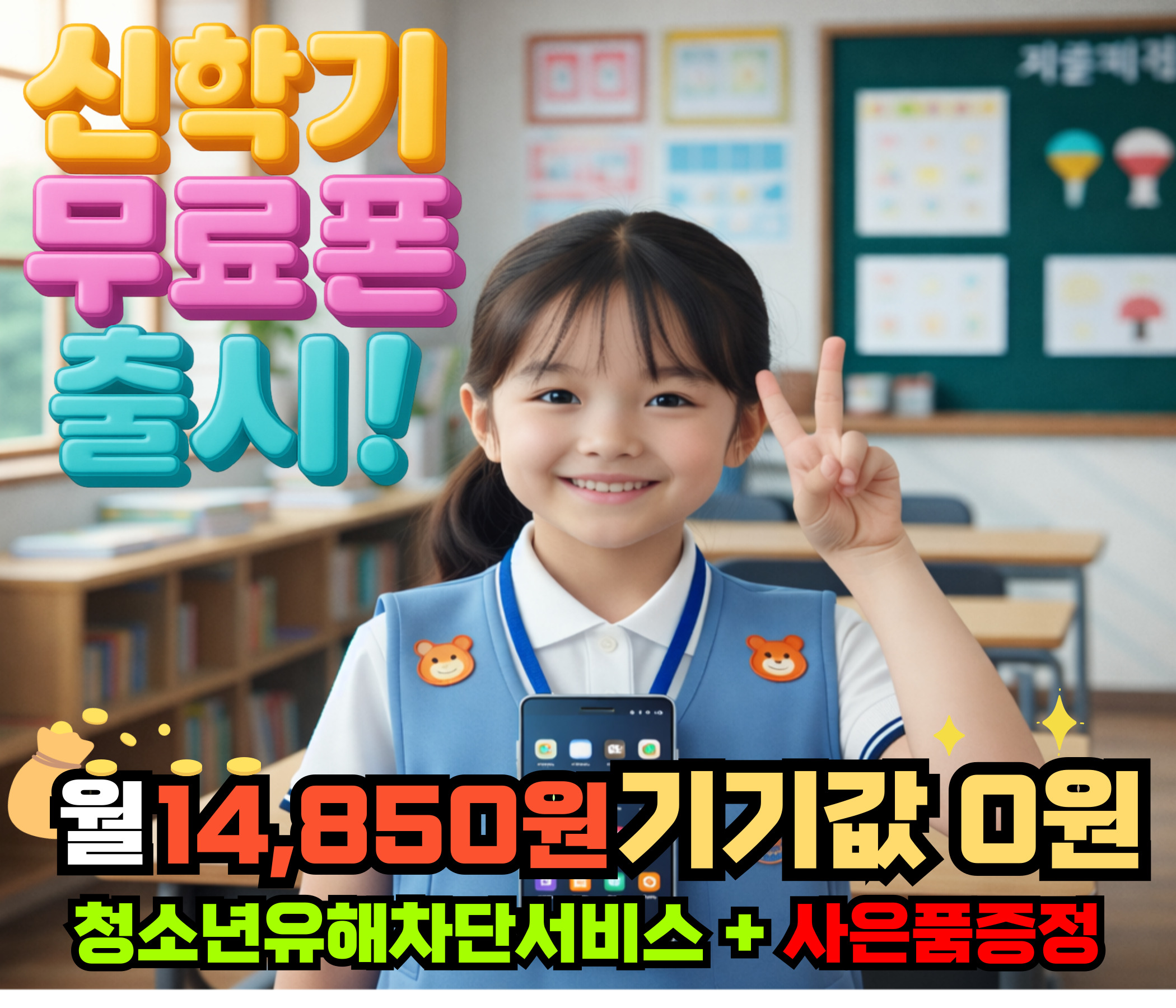 🫶🏻신학기 우리아이키즈폰 무료행사🫶🏻