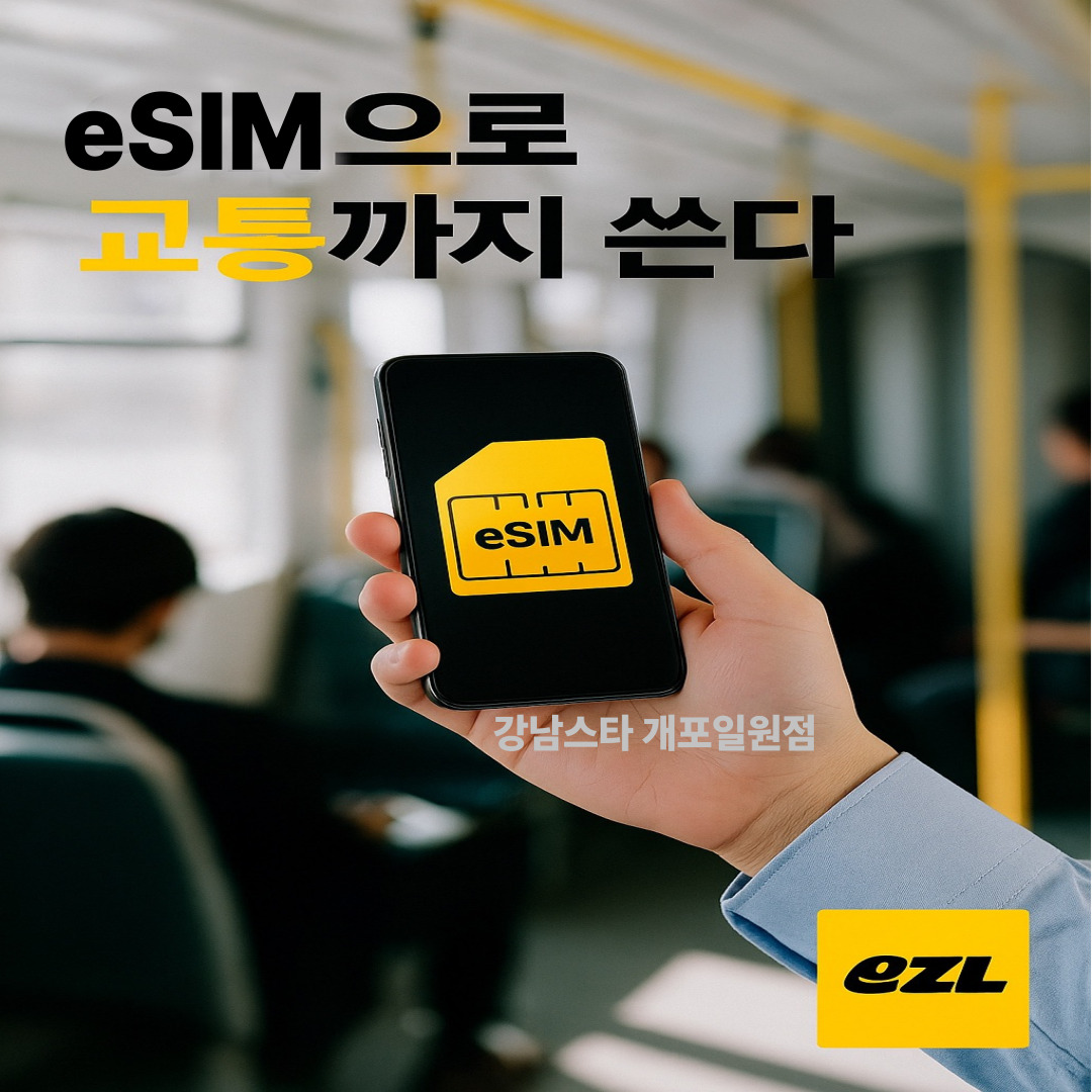 💡eSIM도 교통카드 사용가능💡