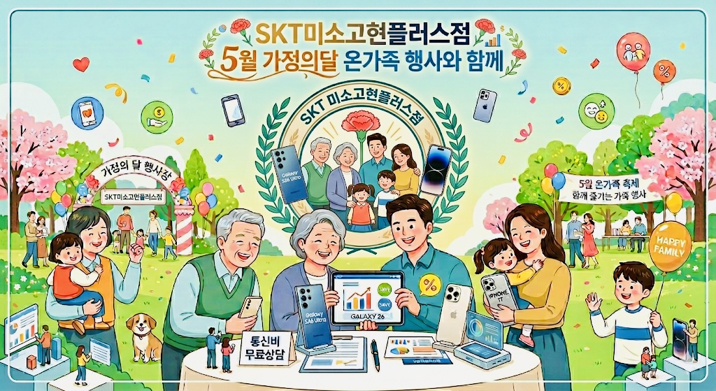 🌸 5월 가정의 달 맞이 '통신비 무료케어서비스' 이벤트