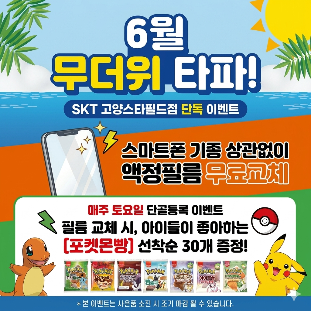 매주 토요일 단골등록 이벤트!