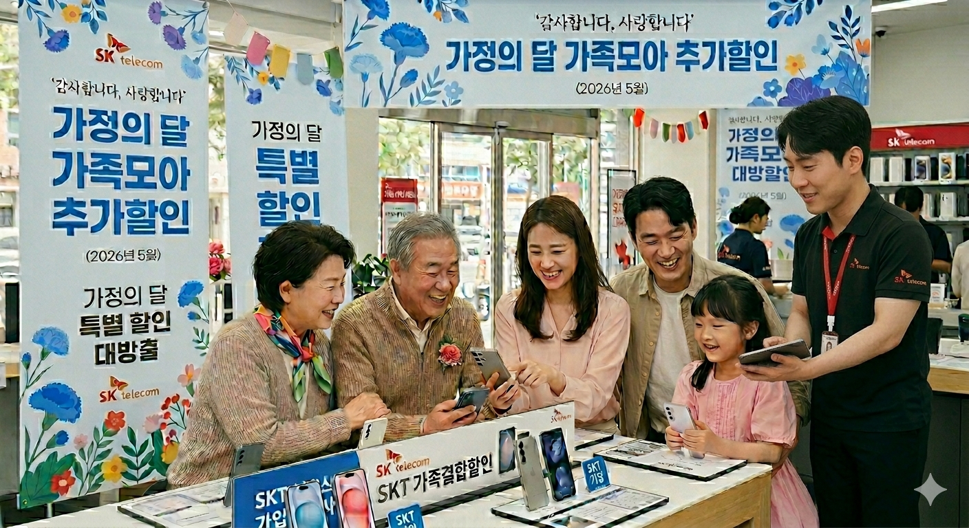 가정의 달, 가족모아 추가할인!