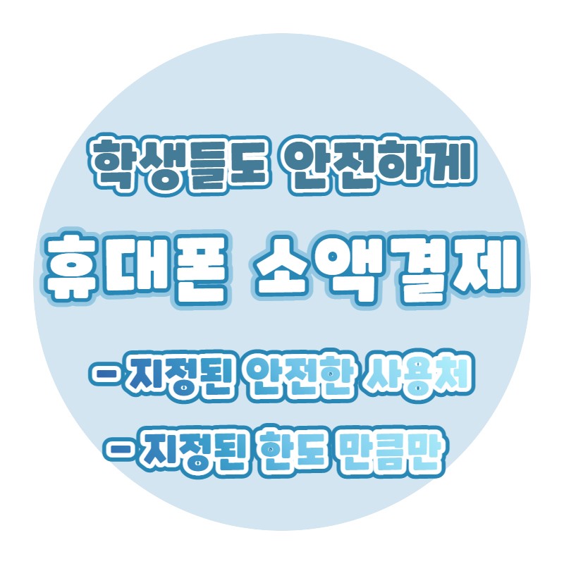 청소년도 안전하게 소액결제 [ 휴대폰 결제 이용 동의 ] 출시!!