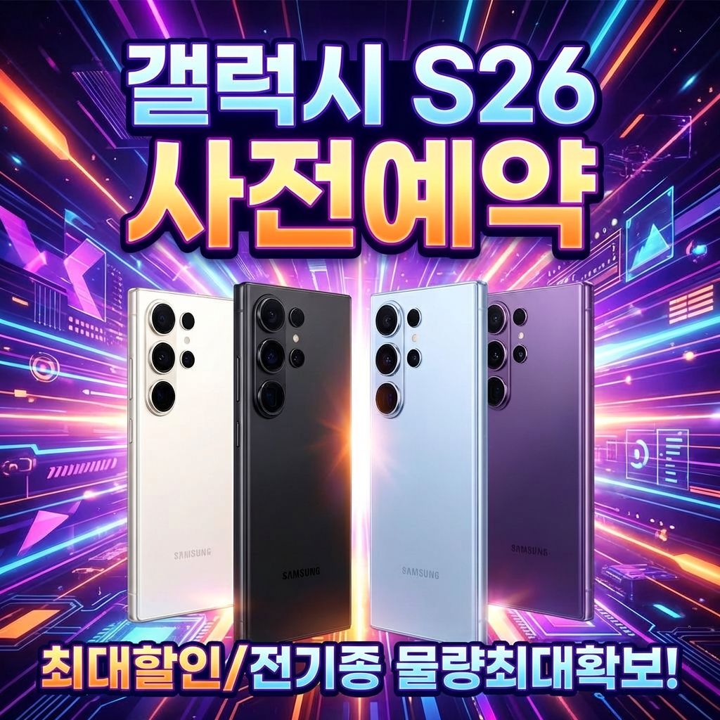 " 갤럭시s 26 미리 사전예약 실시 "