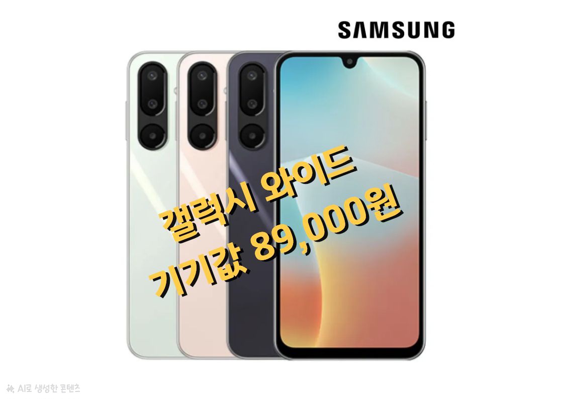 📢삼성 갤럭시 와이드8 할인혜택