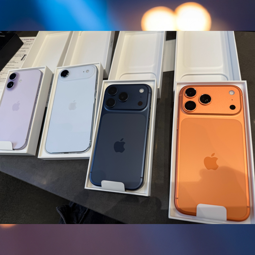 📱 아이폰 17 시연폰 전시 중! 고현 1등 체험 매장 🙌