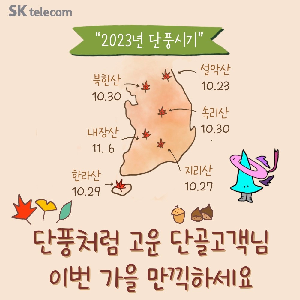 2023년 단풍시기