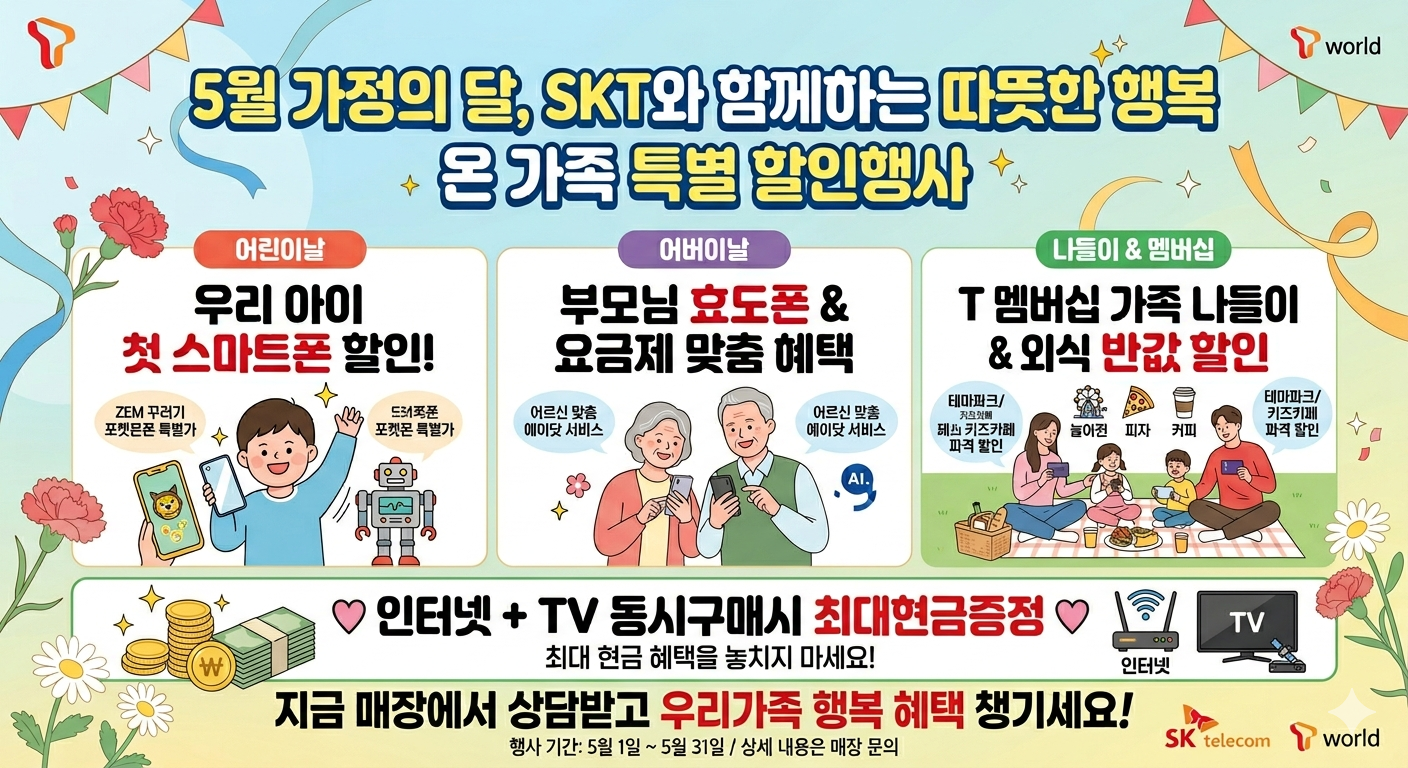 💗5월 가정의달 행사 시작💗