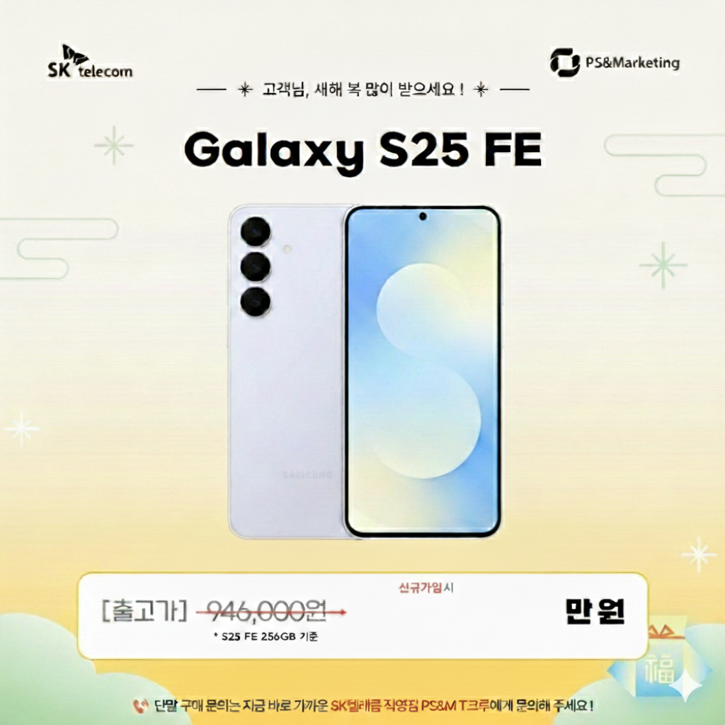 [SKT 을지로점] 법인·외국인 신규 가입 '아이폰 17' 역대급 할인 안내 📱