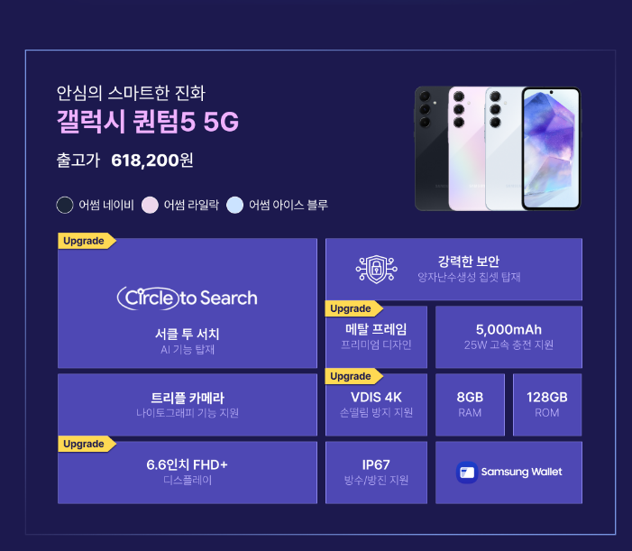 기다리던 퀀텀5 드디어 출시