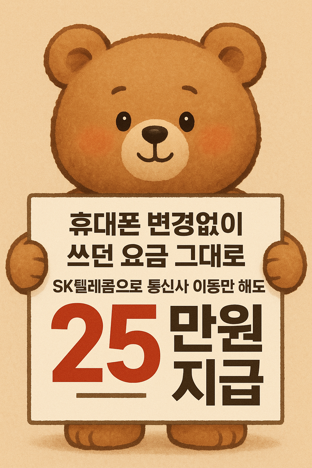 SK텔레콤으로 통신사 이동만하셔도  100% 현금 지급이벤트 진행중!