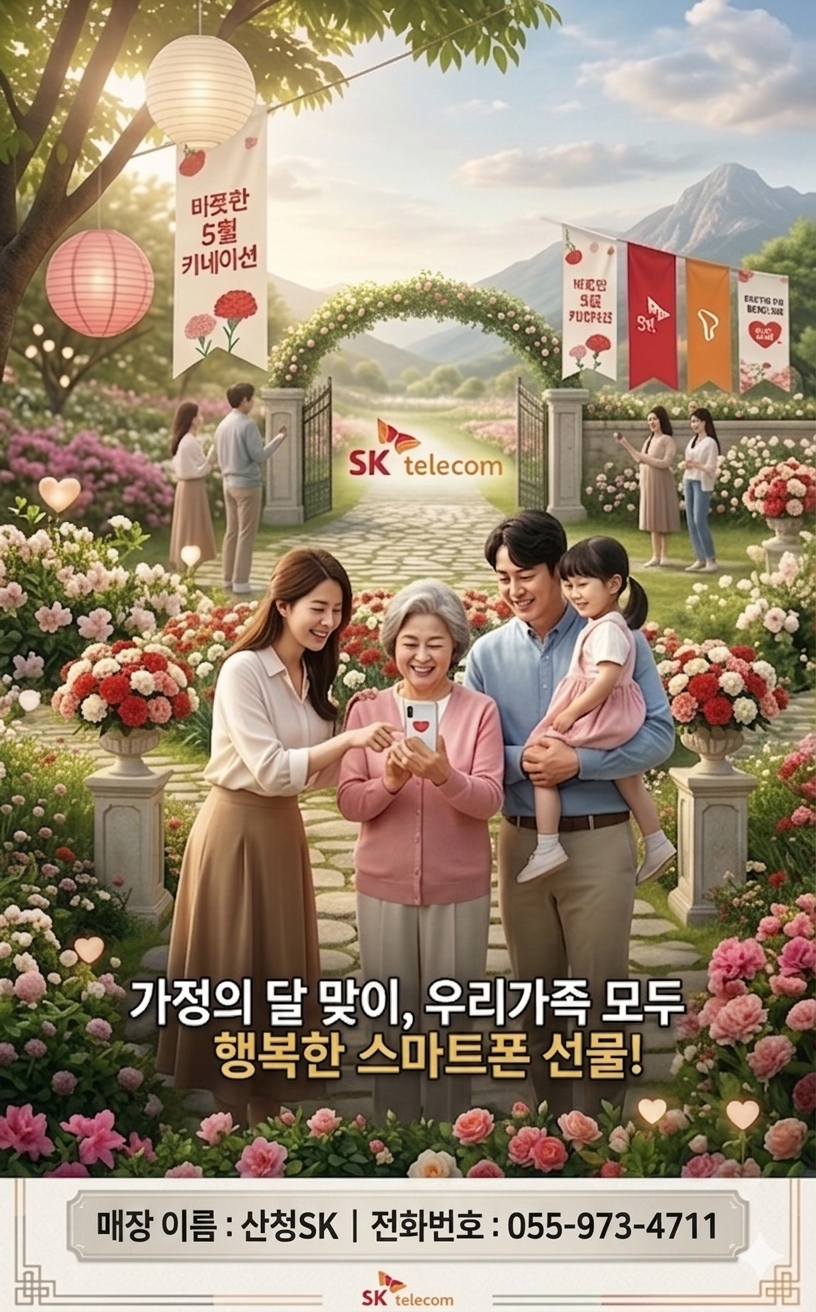 가정의 달 우리가족모두 행복하게