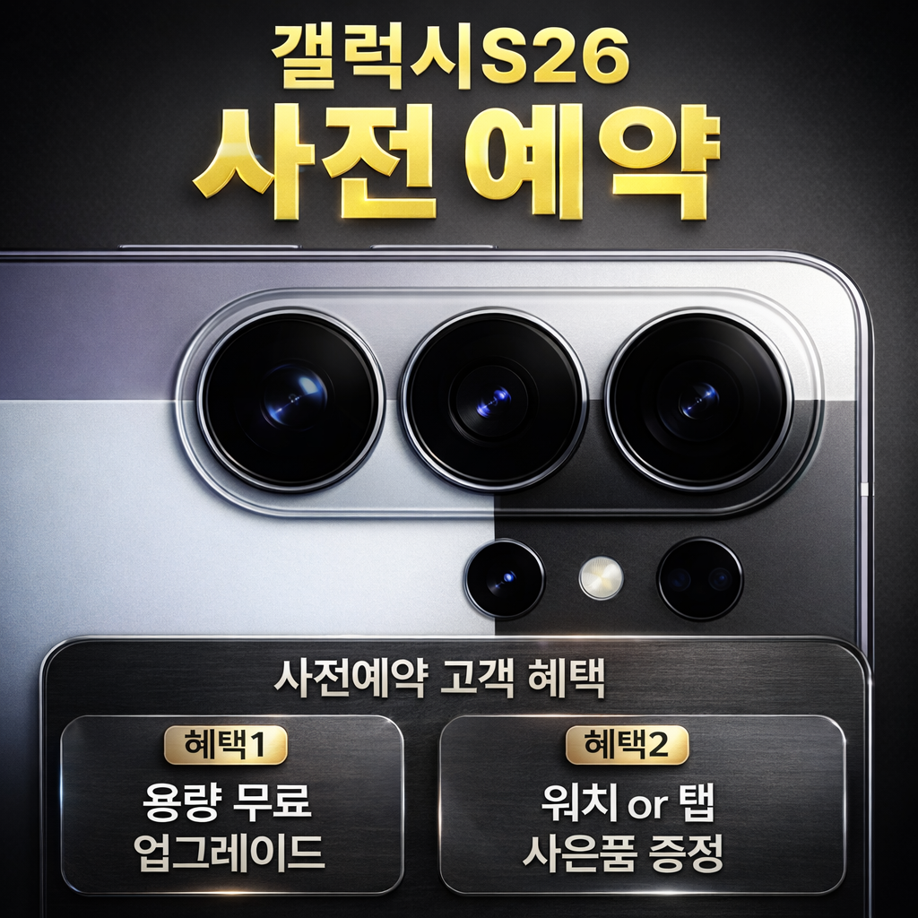 S26시리즈 사전예약 시작!