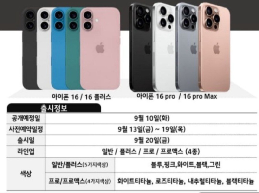 아이폰16 사전예약