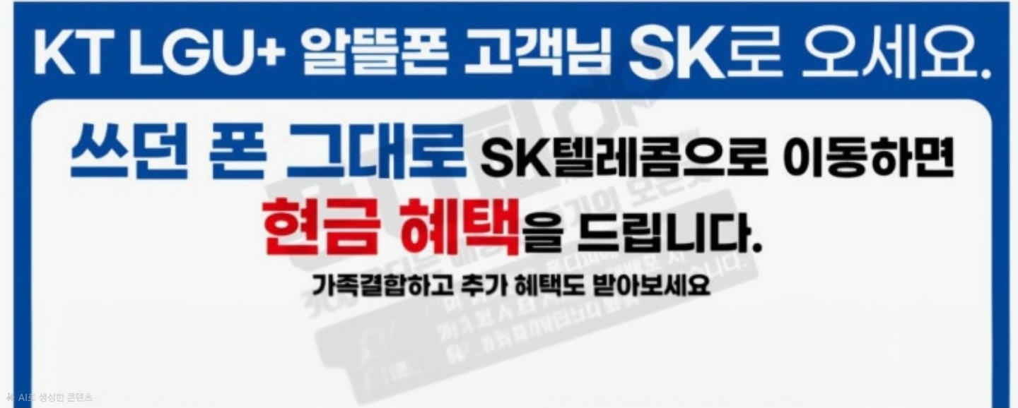 LG,KT,알뜨폰 사용중이신 고객님!!