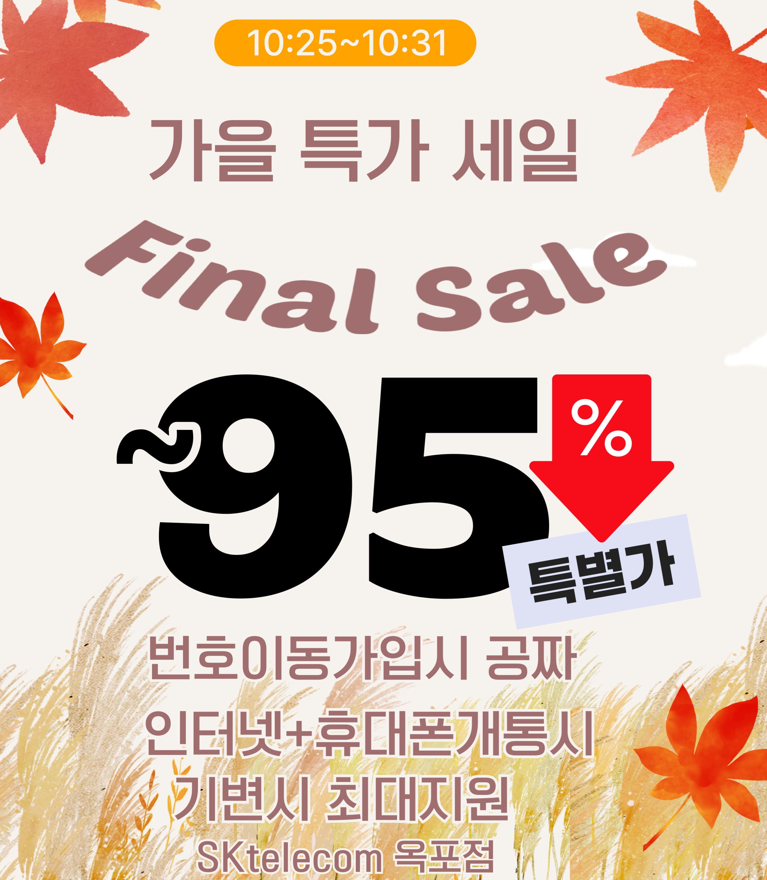 가을특가이벤트