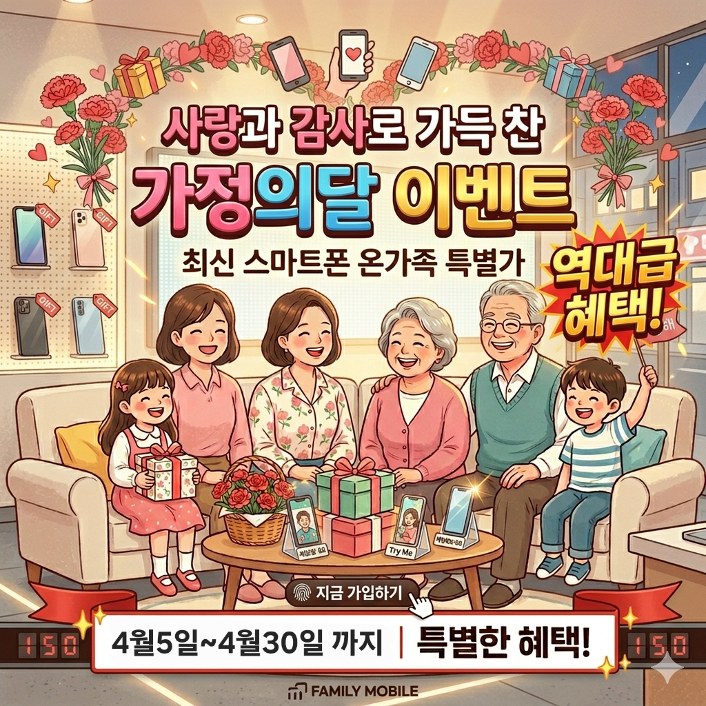 따뜻한 4월 ♡ 가정의달 이벤트