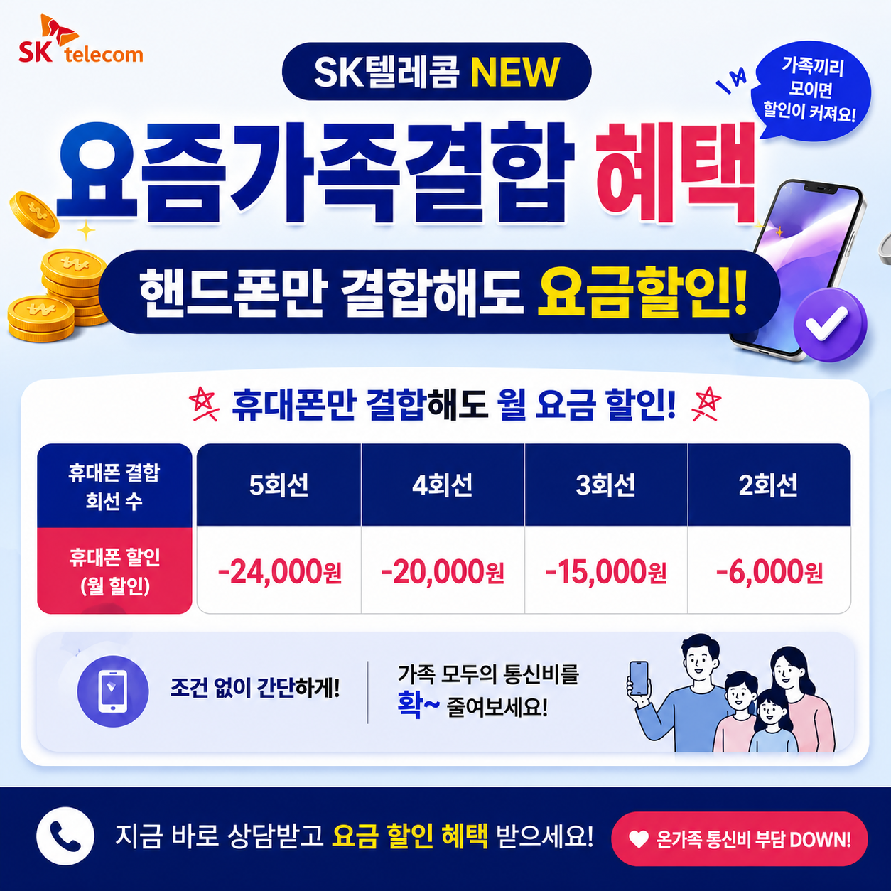 NEW요즘가족결합 혜택!