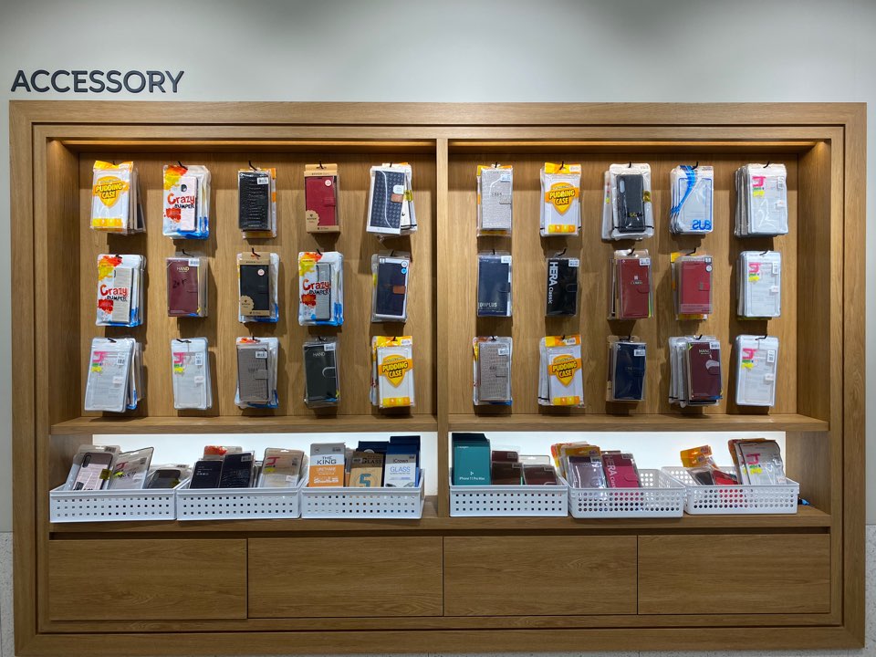 단골등록시 휴대폰필름 케이스