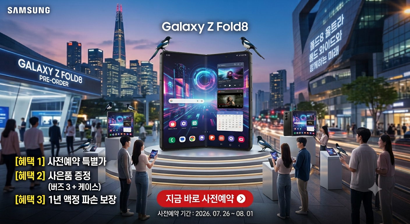 📍사전 예약 기간 : 07월26일 ~ 08월03일  📍사전 예약 개통일 : 08월04일     ✔️사전예약 하시는분들을 위한 특별 지원금 혜택 제공!  ✔️ 미리 사전예약 하시는 고객님들께서는 원하시는 모델, 원하시는 색상 우선적으로 빠르게 받아보실수 있습니다!     🩷SK텔레콤 한백대리점 삼계점 에서 가장 먼저 만나보세요🩷