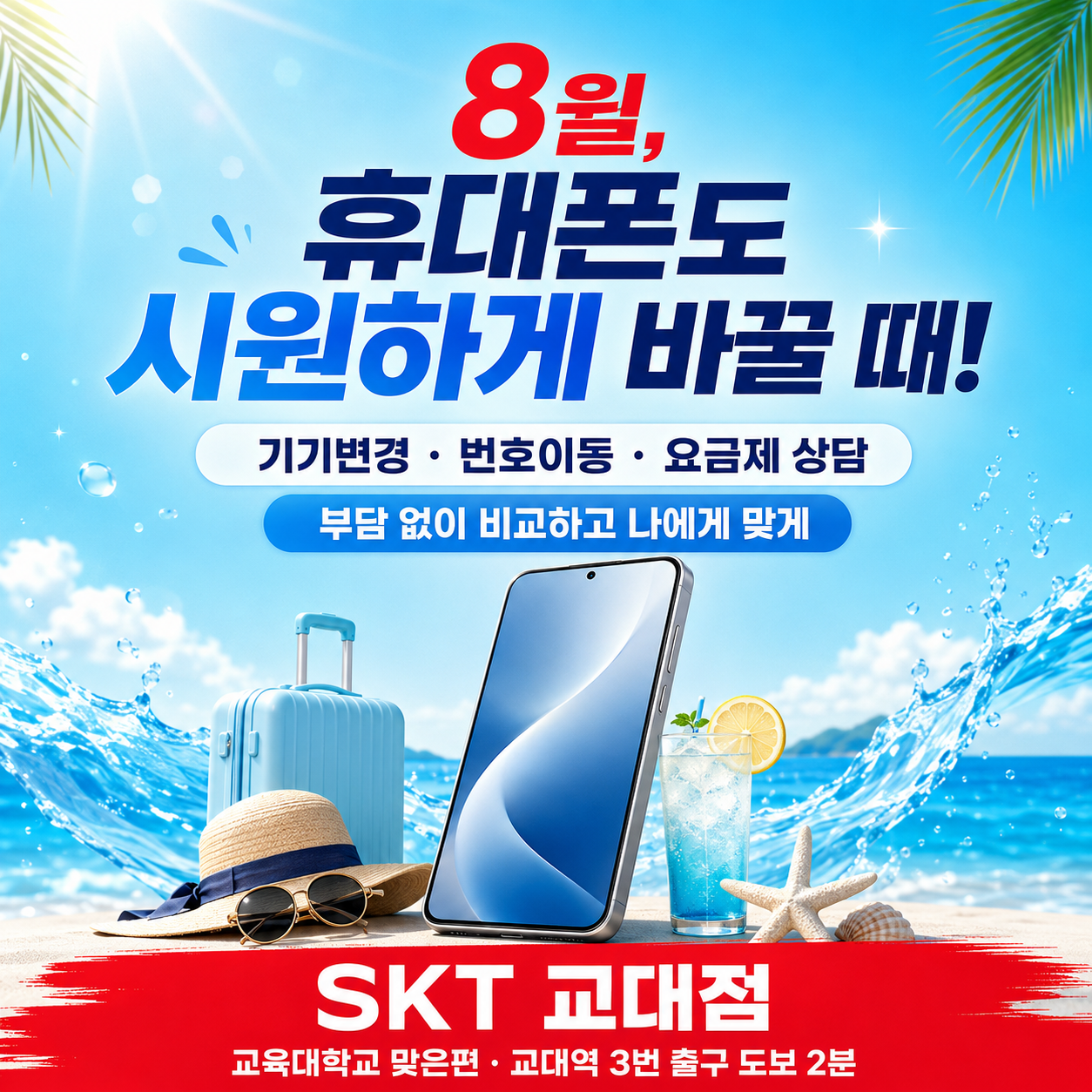 🌊 8월, 휴대폰도 시원하게 바꿀 때! 🌊