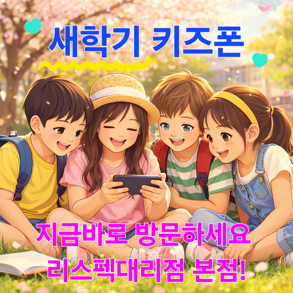 우리아이 키즈폰! 개학전에 준비하자!!~