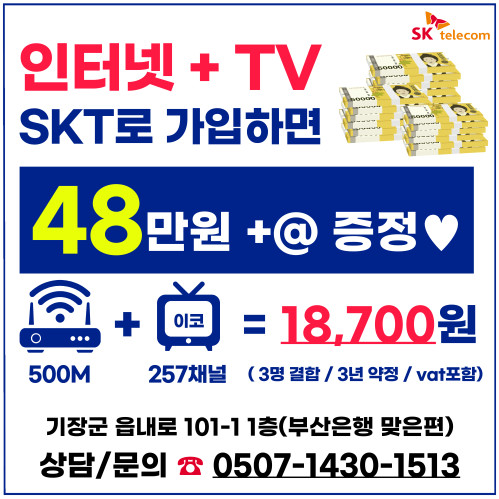 👍 연말 SK인터넷+TV 가입찬스