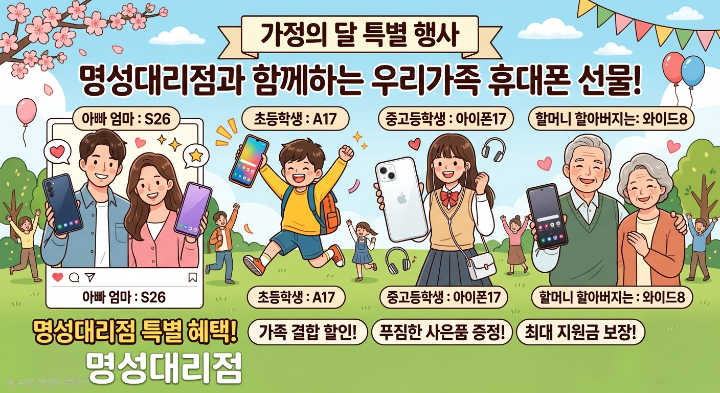 가정의 달 행사 안내