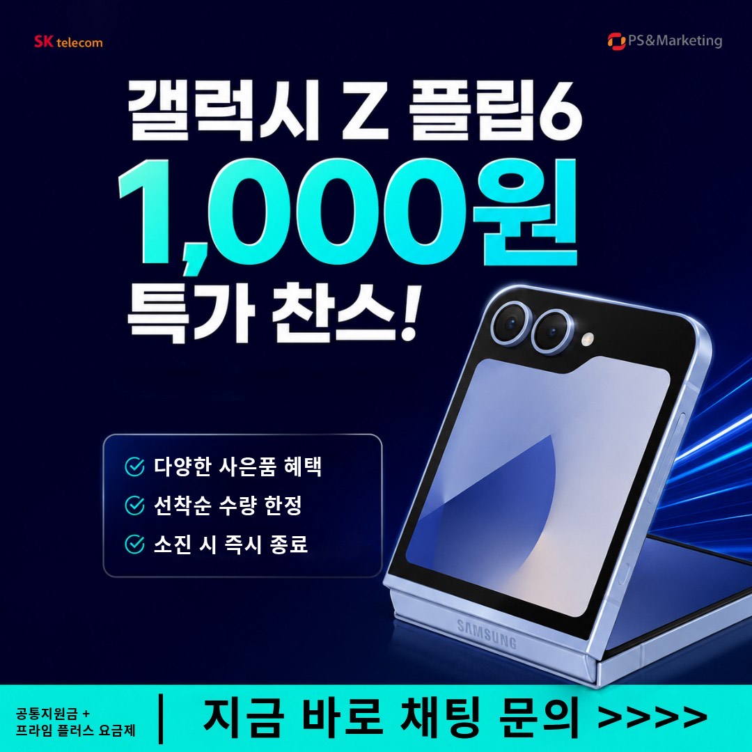 플립6 번호이동 선착순 5대