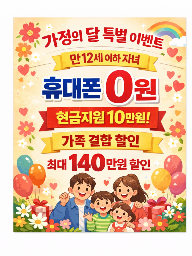 가정의달 확실하게 준비해주세요!