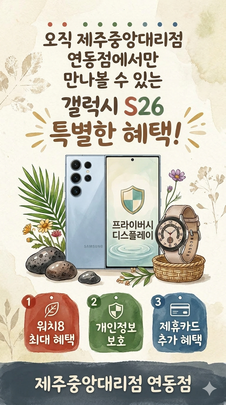 S26 특별 혜택 안내