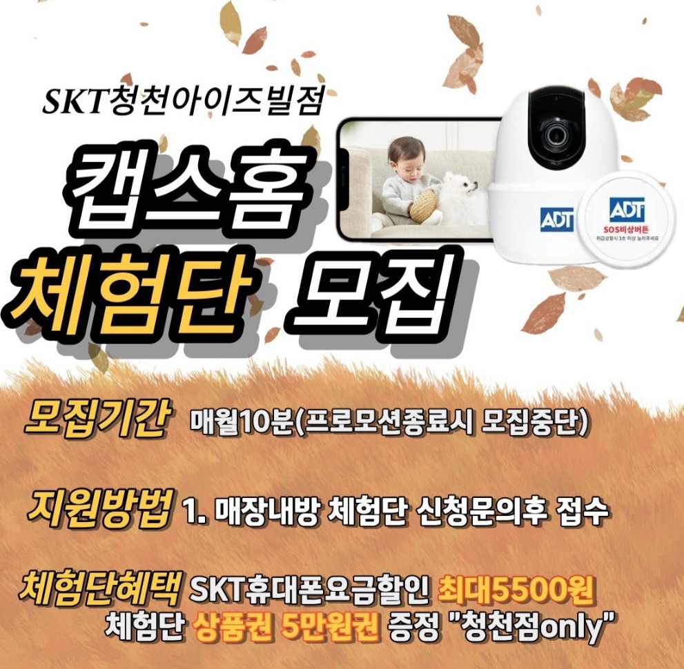 캡스 무료 체험단 모집!